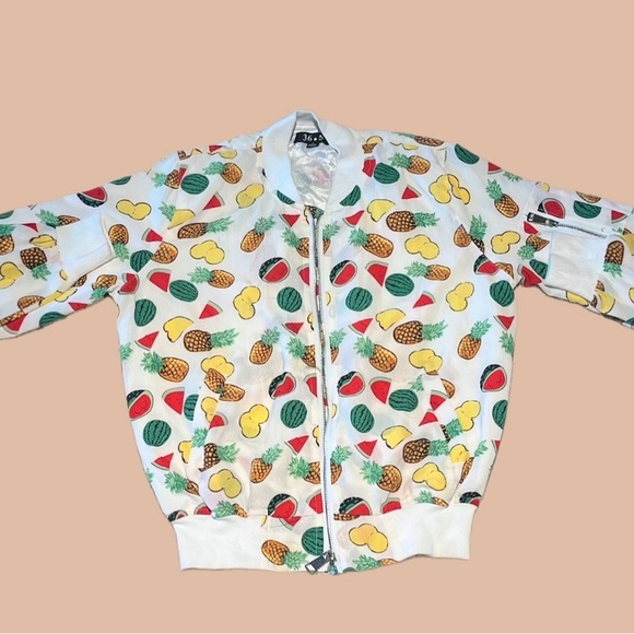 Colorful Fruit Pattern Jacket - Picture 1 of 1
